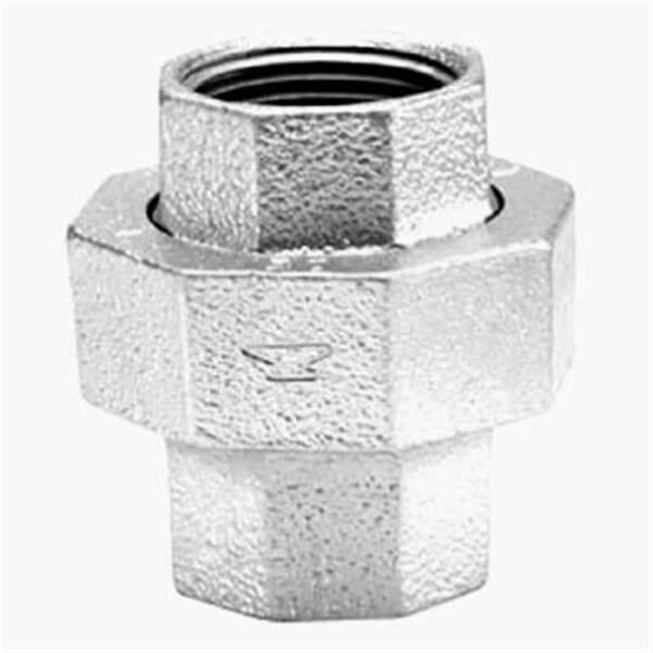 Anvil 8700163309 .25 in. Malleable Iron Pipe Fitting Galvanized Union 228627 - main